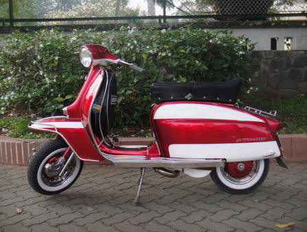 Lambretta TV 175 in Red/White